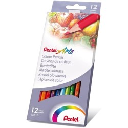 Crayon de couleur 18cm et 12cl CB8-12U PENTEL