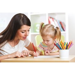 Crayon de couleur 18cm et 24cl CB8-24U PENTEL