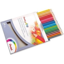 Crayon de couleur 18cm et 24cl CB8-24U PENTEL