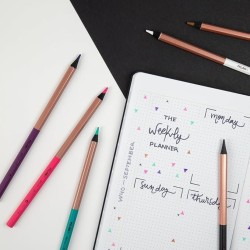 Crayon de couleur 6 couleurs Milan