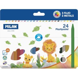 Crayon de couleur plastipastel 24 couleurs Milan