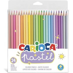 Crayon de couleur Bicolor 18cm et 24cl CARIOCA