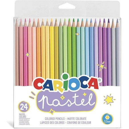 Crayon de couleur Bicolor 18cm et 24cl CARIOCA