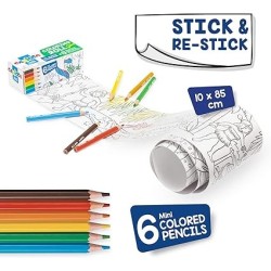 Set de coloriage COLORING ROLL CARIOCA