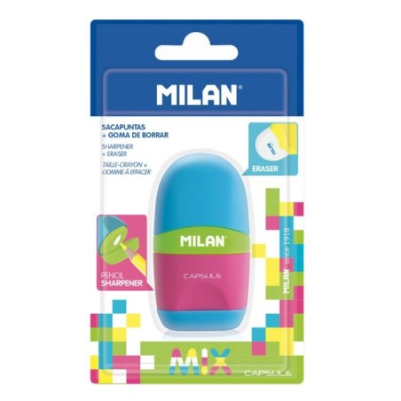Taille crayon avec gomme Mix Milan