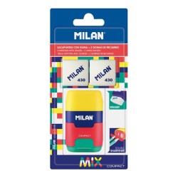 Taille crayon avec gomme Compact Mix 4710236 Milan