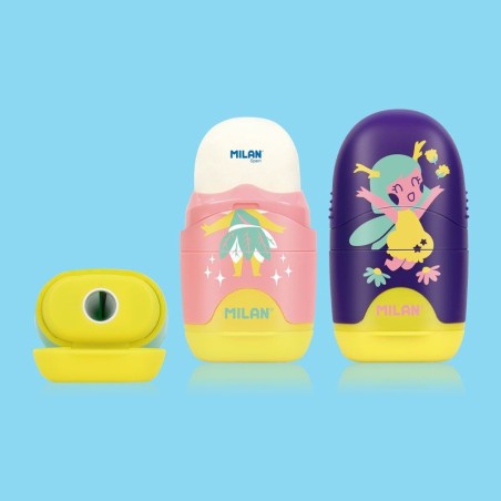 Taille crayon+gomme Capsule cooper ss blister MILAN