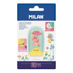 Taille crayon+gomme Capsule cooper ss blister MILAN