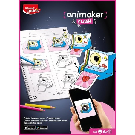 Set de coloriage ANIMAKER FLASH - POETIC 907065 CREATIVE MAPED