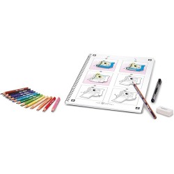 Set de coloriage ANIMAKER FLASH - POETIC 907065 CREATIVE MAPED