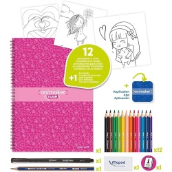 Set de coloriage ANIMAKER FLASH - POETIC 907065 CREATIVE MAPED