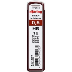 Mines 0.5 étui de 12 Rotring