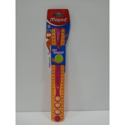 Triple décimètre Kidy’grip Fourreau Maped