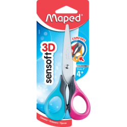Ciseaux écolier ergonomique Sensoft 13cm Maped