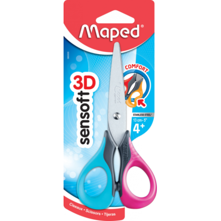 Ciseaux écolier ergonomique Sensoft 13cm Maped
