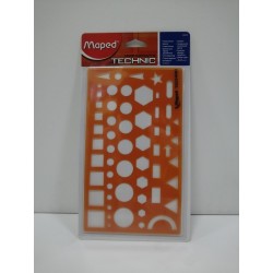 Trace forme gabarit technique en blister Maped