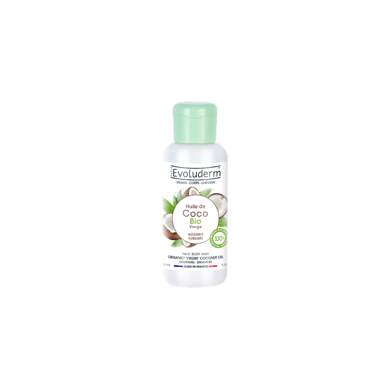 Huile de coco 100ml EVOLUDERM 20406
