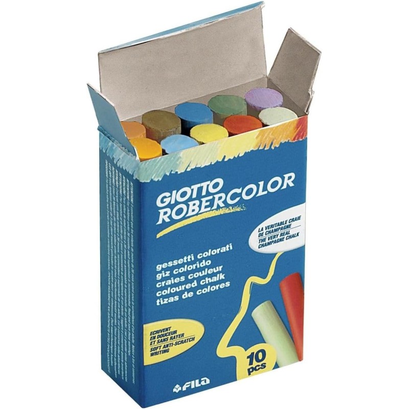 Craie bte de 10 Couleur Robercolor