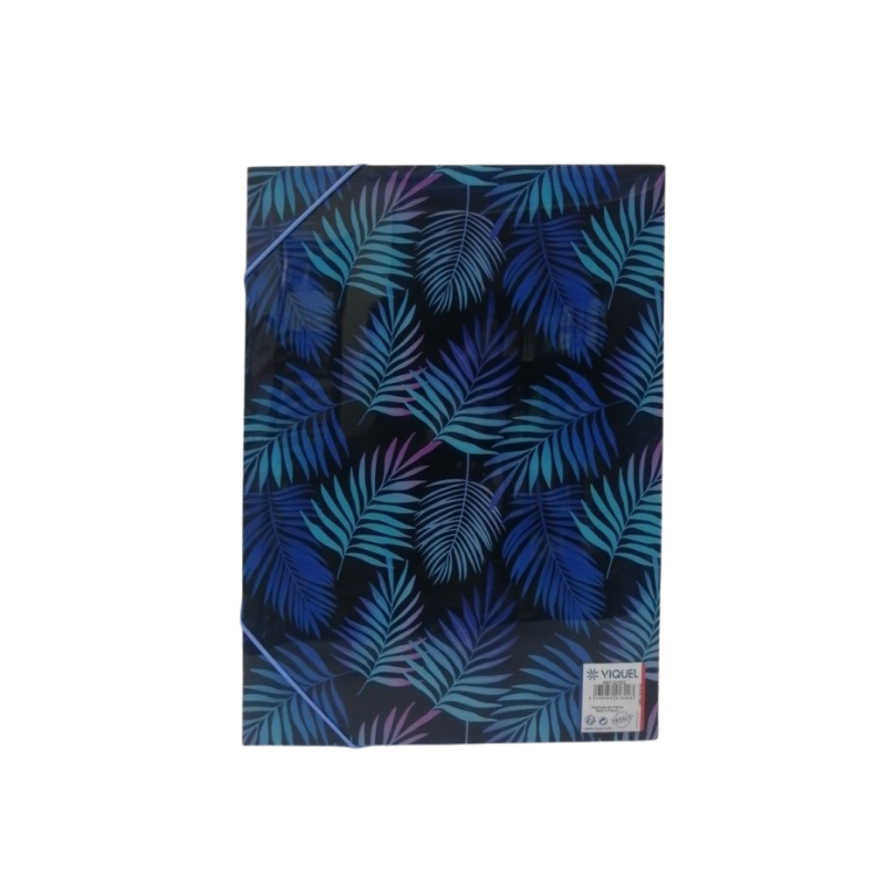 Boite de classement megabox a4 dos 4,5cm pp - tropical night Viquel