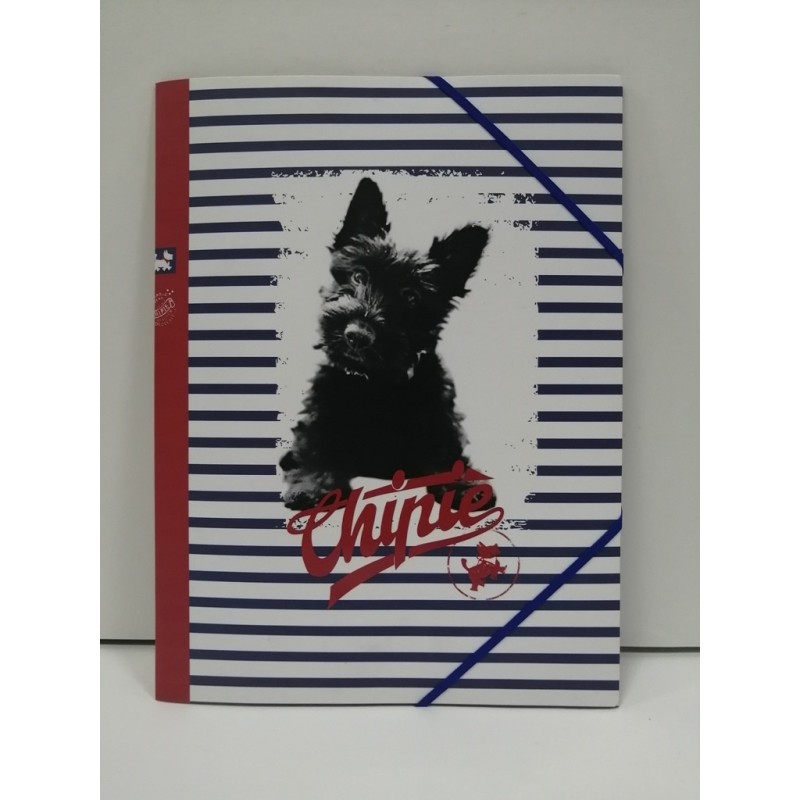 Chemise élastique 3 rabats chipie pretty 24x32 carte 3 decors