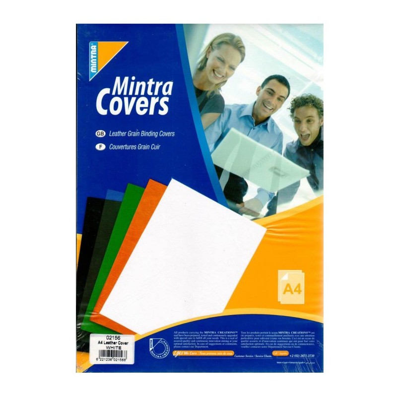 Couverture grain cuir pqt de 100 MINTRA