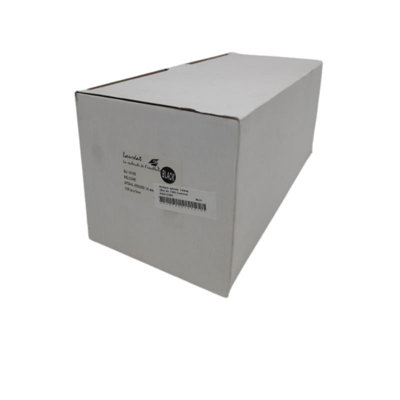 Reliure spirale 16mm (Bte de 100) Lauréat