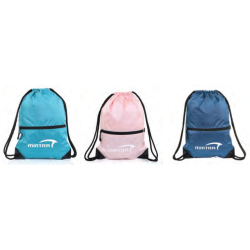 Rush drawstring Backpack with zipper MINTRA