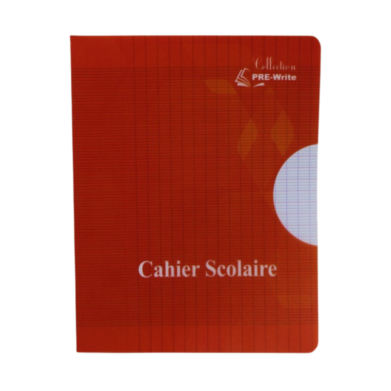 Cahier 17x22 seyes 48p 60g PP Prewrite Collection