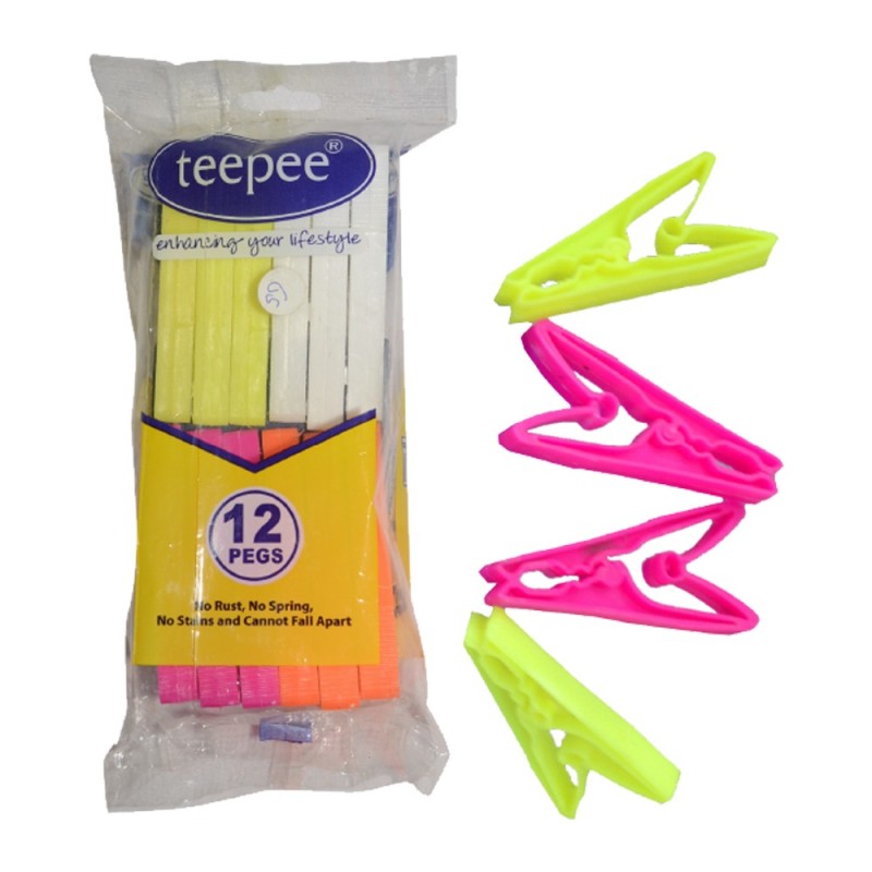 Pince à linge sachet de 12 TEEPEE