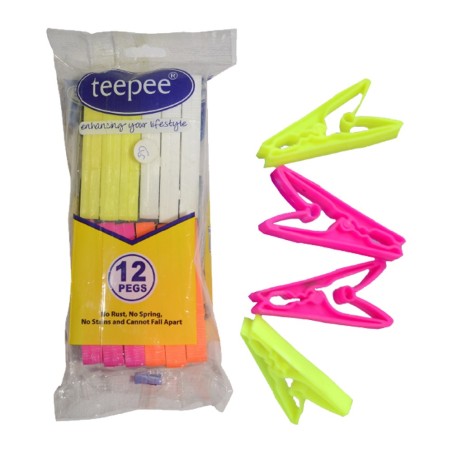 Pince à linge sachet de 12 TEEPEE