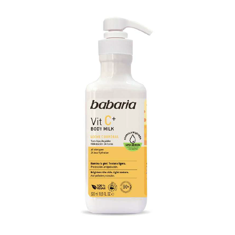 Lait corps vitamine C 500ml BABARIA 31051