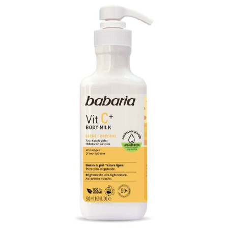 Lait corps vitamine C 500ml BABARIA 31051