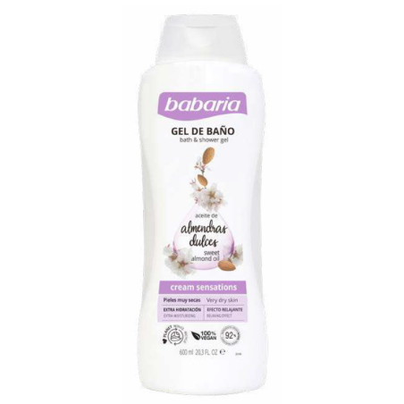 Gel douche Amande douce 600ml BABARIA 31415