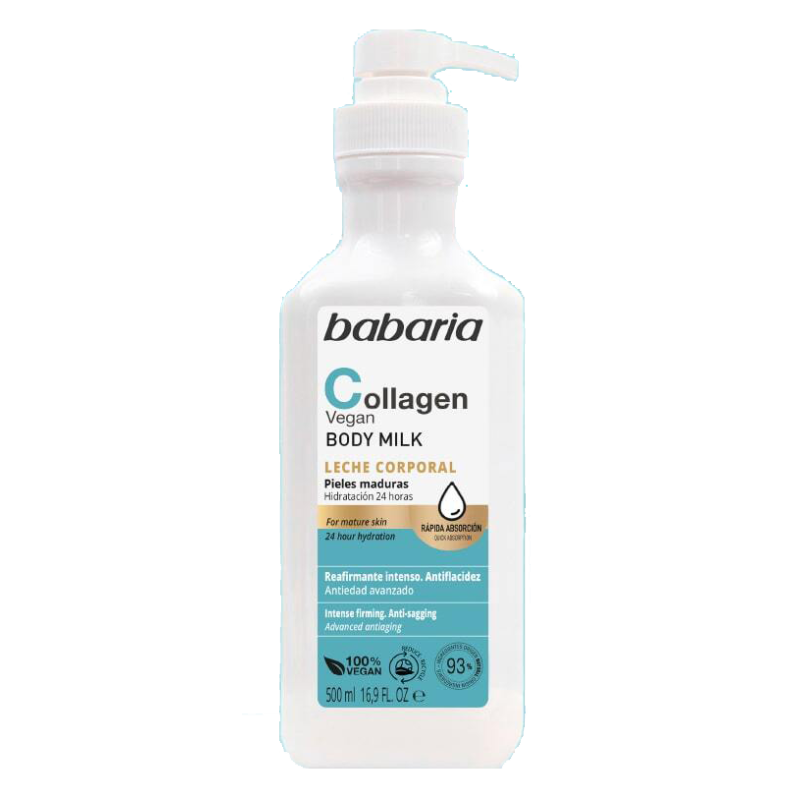 Lait corps collagene 500ml BABARIA 31253