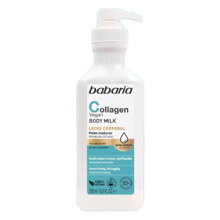 Lait corps collagene 500ml BABARIA 31253