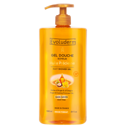 Gel douche à l'argan et onagre 1000ml EVOLUDERM