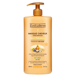 Masque cheveux à l'argan et onagre 1000ml EVOLUDERM