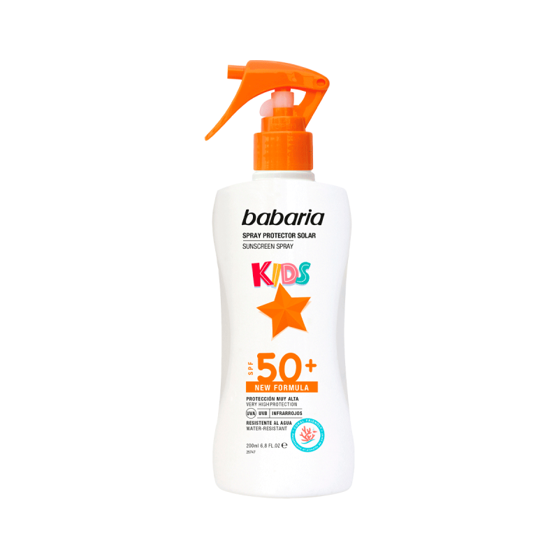 Spray SPF 50+ pour enfant 200ml BABARIA 31977