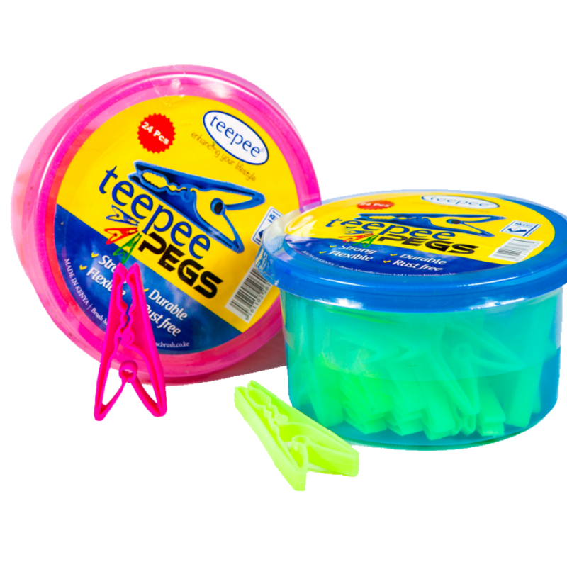 Pince à linge Bte de 24 TEEPEE