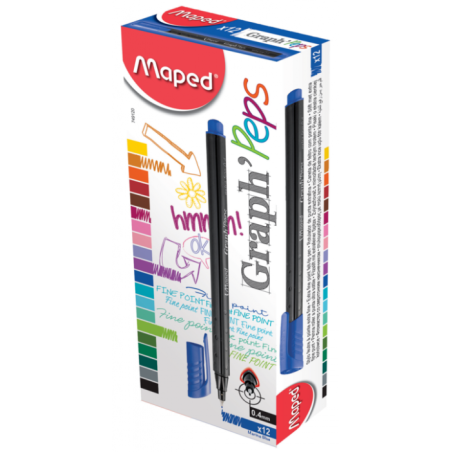 Feutre de bureau pointe fine Xtra line Maped