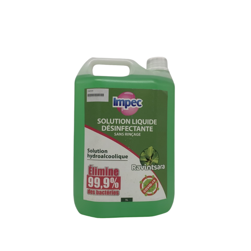 Solution liquide hydroalcoolique désinfectant  5L IMPEC