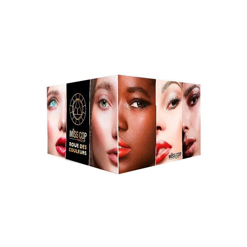 Palette de maquillage Roue des Couleurs Miss Cop COFMC4618