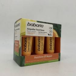 5 ampoules de 15ml pour cheveux reset-nutrition et réparation BABARIA