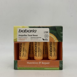 5 ampoules de 15ml pour cheveux reset-nutrition et réparation BABARIA