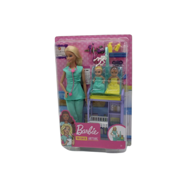 BARBIE COFFRET PEDIATRE BLONDE