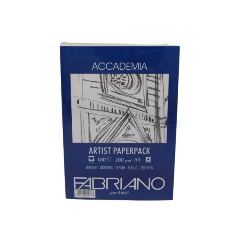 Pochette à dessin pour artiste 200g A4 100fl FABRIANO