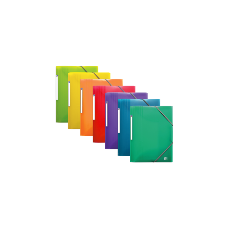 Chemise 3 rabats à élastique school life A4 pp ass Elba