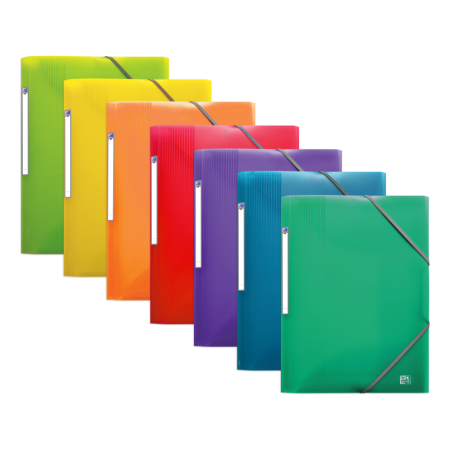 Chemise 3 rabats à élastique school life A4 pp ass Elba