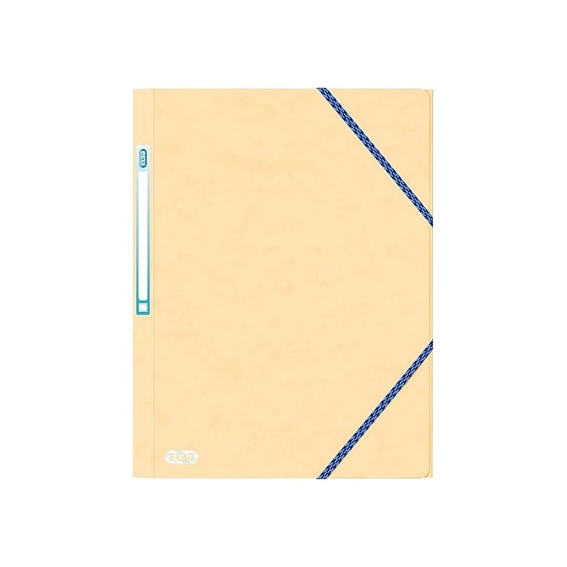 Chemise à 3 rabats élastique cartonné Top file ELBA