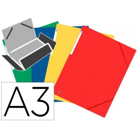 Chemise à 3 rabats élastique A3 Top file ELBA